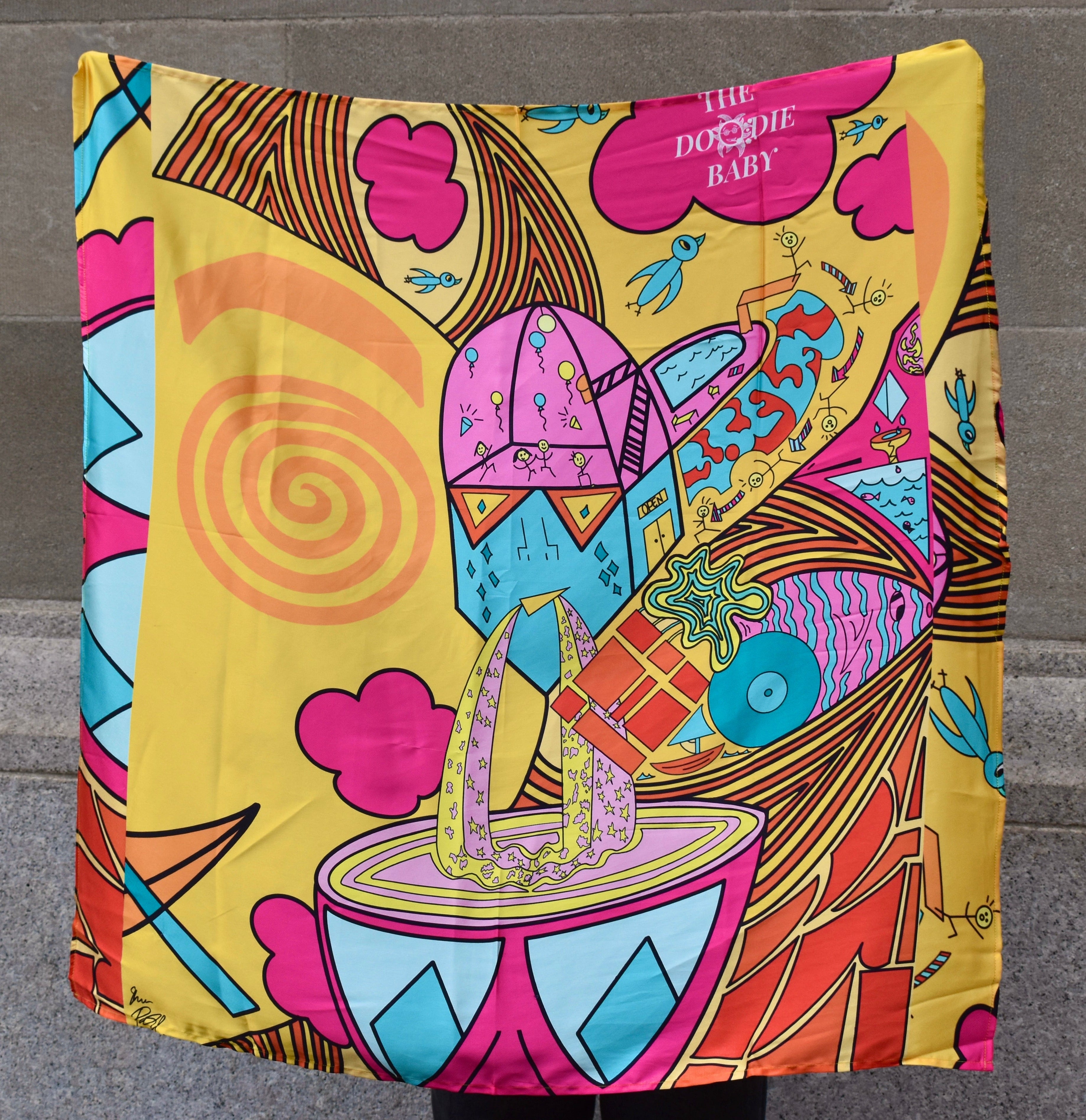 Music in my Ears, Party in my Head Scarf/Bandana