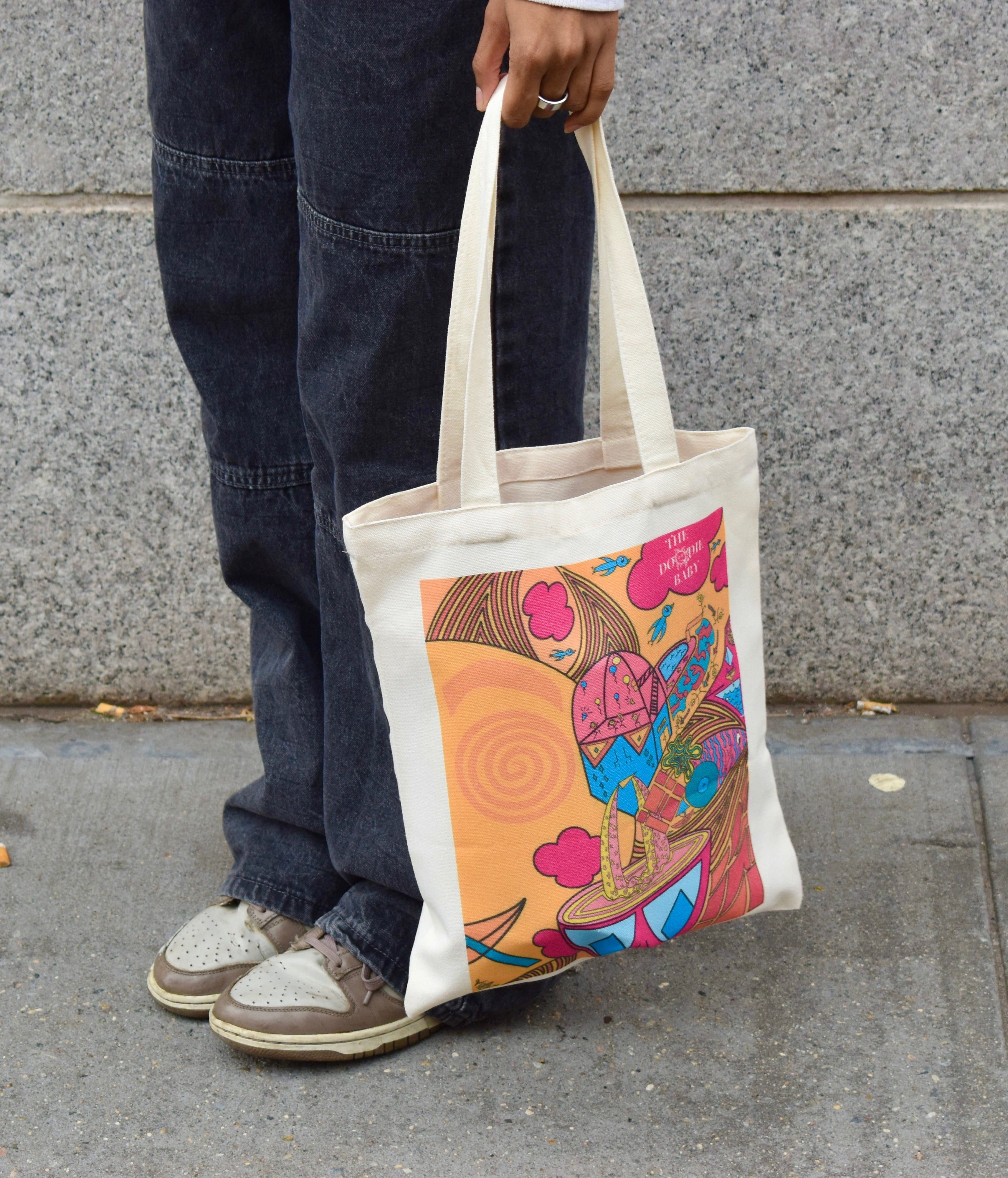 Music in my Ears, Party in my Head Tote Bag