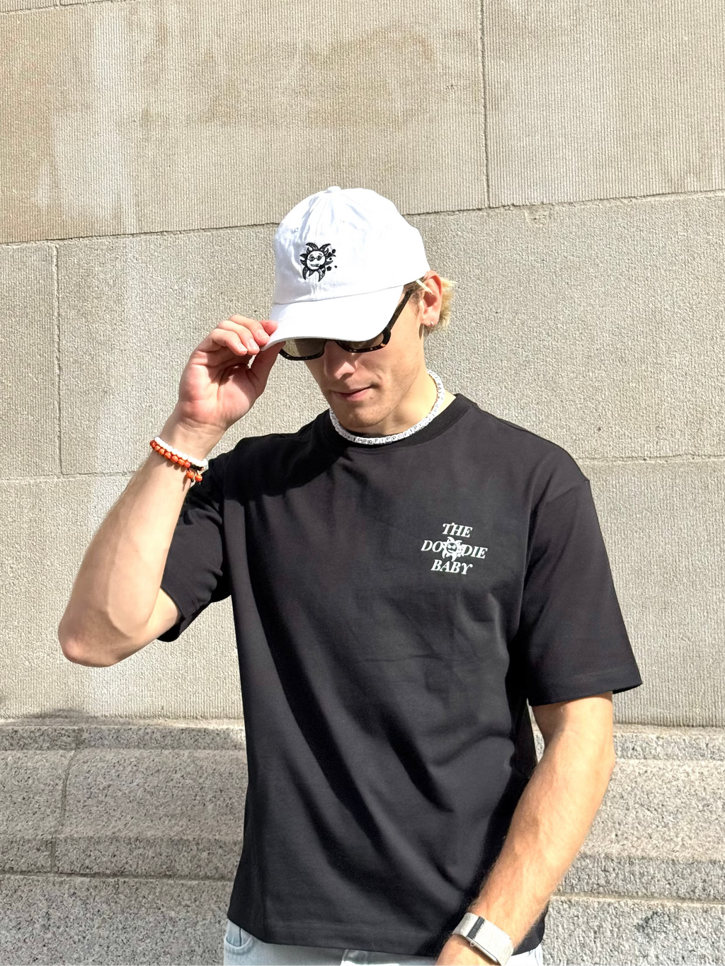 Doodie Baby White Baseball Cap